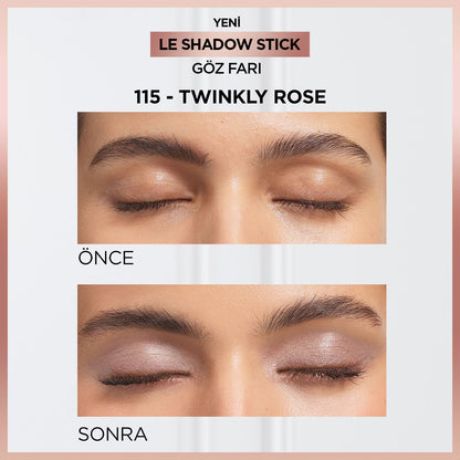 Loreal Paris Le Shadow Stick Göz Farı - 115 Twinkly Rose