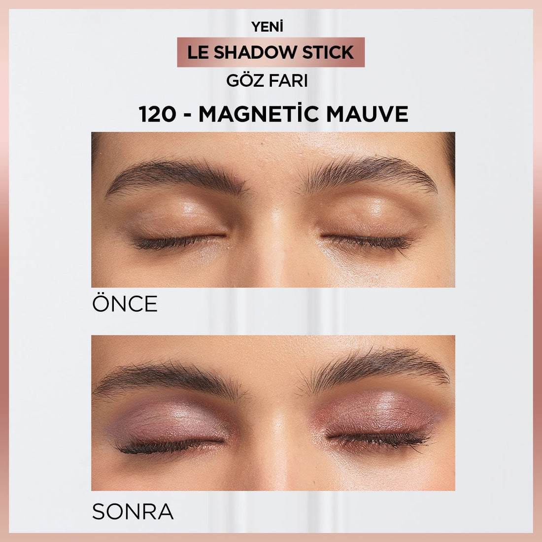 Loreal Paris Le Shadow Stick Göz Farı - 120 Magnetic Mauve