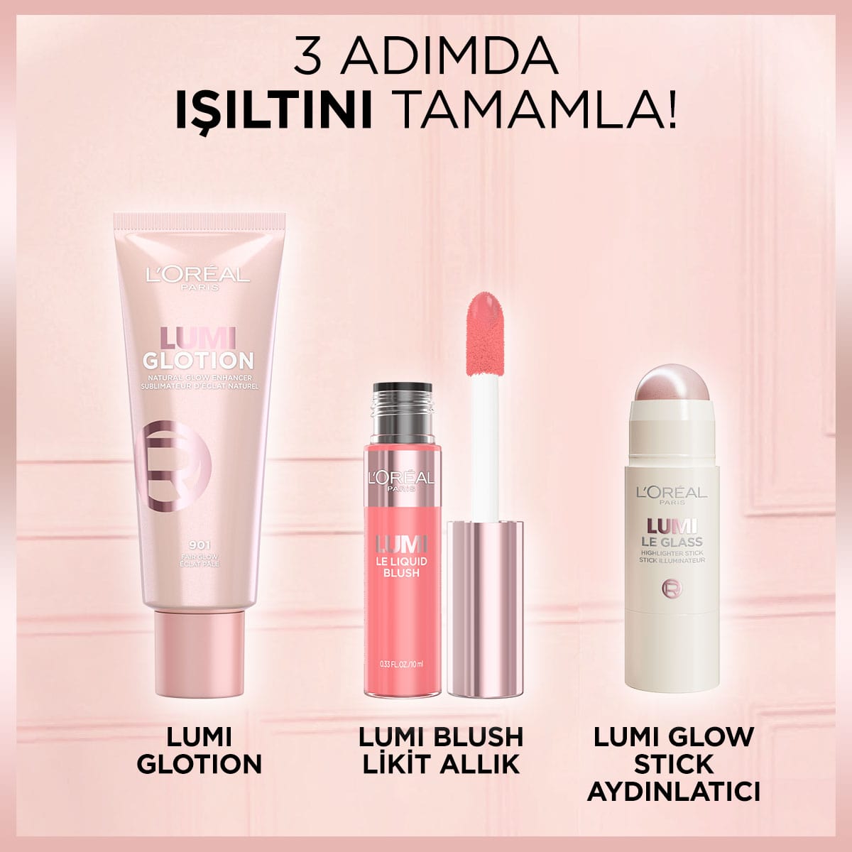 Loreal Paris Lumi Blush Likit Allık - 627 Glowy Warm Peach