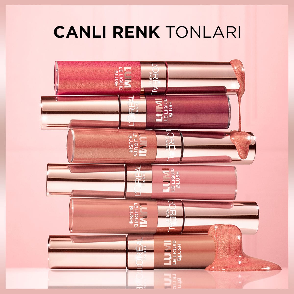 Loreal Paris Lumi Blush Likit Allık - 630 Glowy True Rose