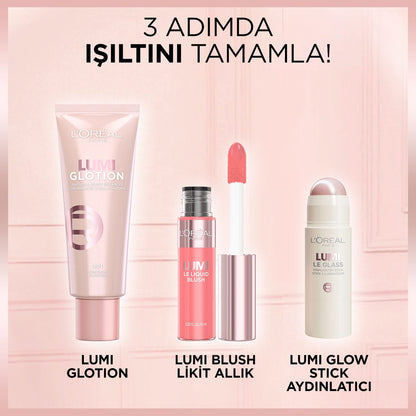 Loreal Paris Lumi Blush Likit Allık - 630 Glowy True Rose