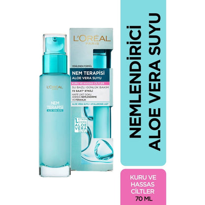 Loreal Paris Nem Terapisi Aloe Vera Suyu Kuru ve Hassas Ciltler 70 ml