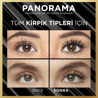 Loreal Paris Panorama Hacim Veren Maskara Koyu Kahverengi