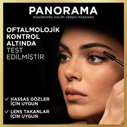 Loreal Paris Panorama Hacim Veren Maskara Koyu Kahverengi
