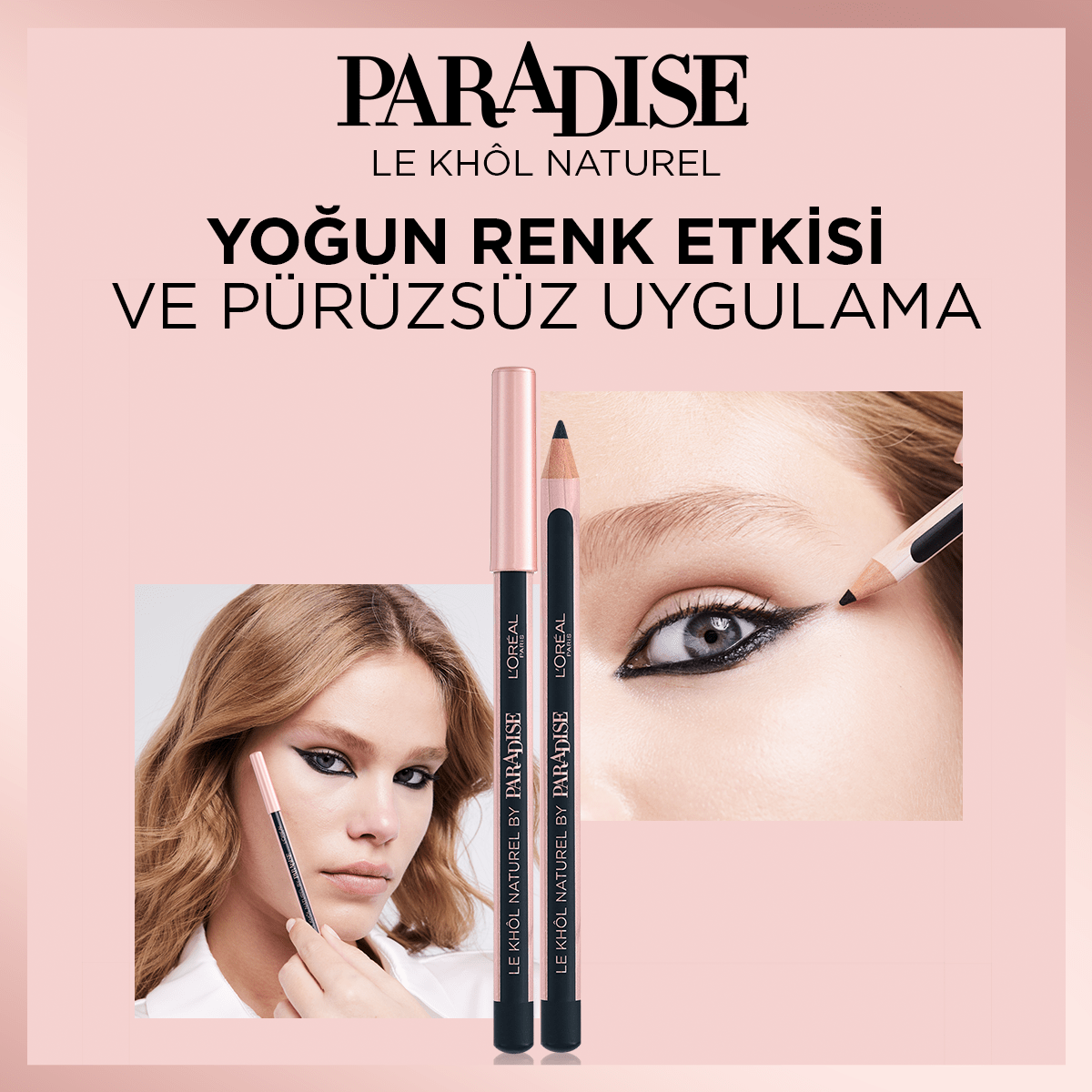 Loreal Paris Paradise Le Khol Göz Kalemi 102 Pure Espresso Kahverengi Göz Kalemi