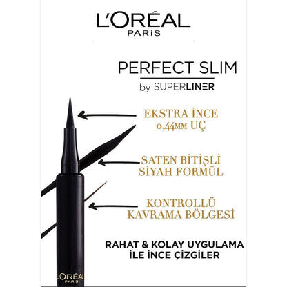 Loreal Paris Perfect Slim by Superliner Siyah Eyeliner