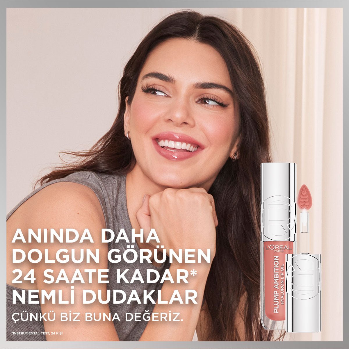 Loreal Paris Plump Ambition Hyaluron Lip Oil Besleyici ve Nemlendirici Dudak Parlatıcısı - 601 Worth It