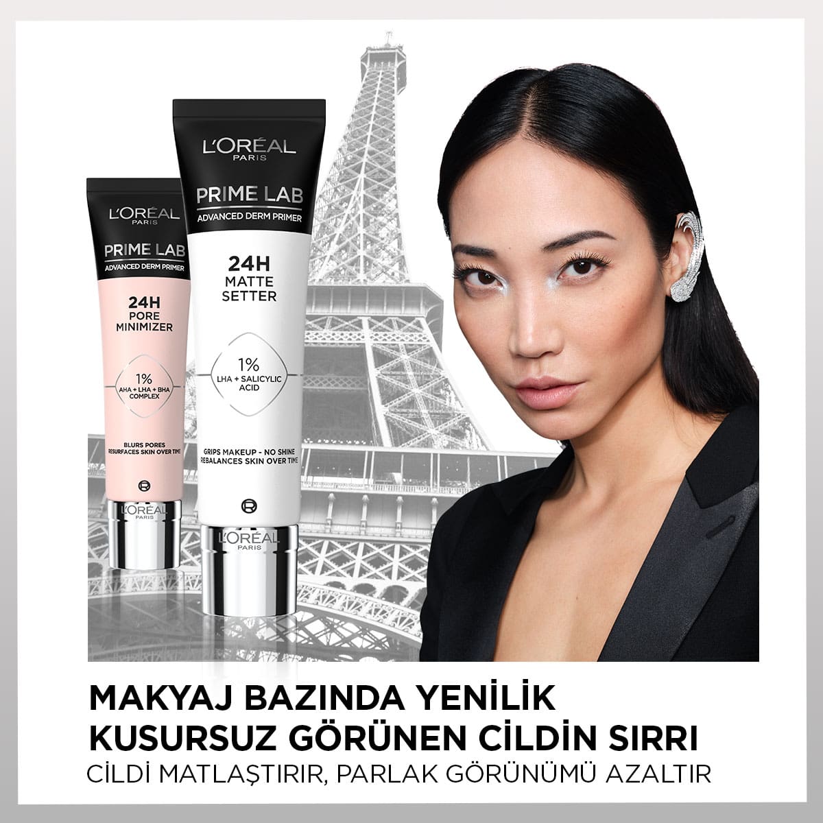Loreal Paris Prime Lab Matte Setter Matlaştırıcı Salisilik Asit İçeren Primer