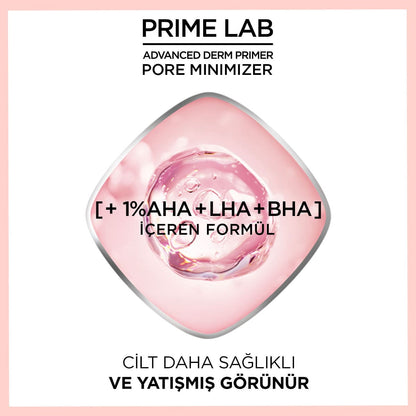 Loreal Paris Prime Lab Pore Minimizer Gözenek Küçültücü AHA ve BHA İçeren Primer