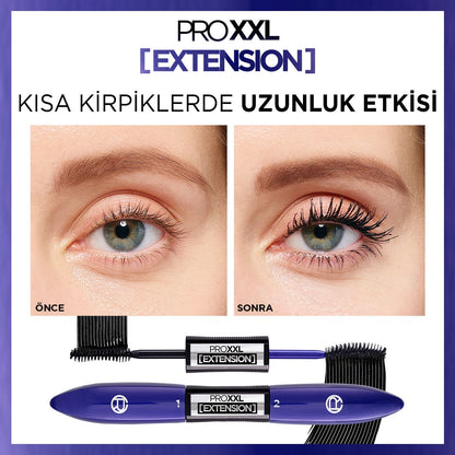 Loreal Paris Pro XXL Extension Çift Taraflı Maskara - Uzunluk Etkisi