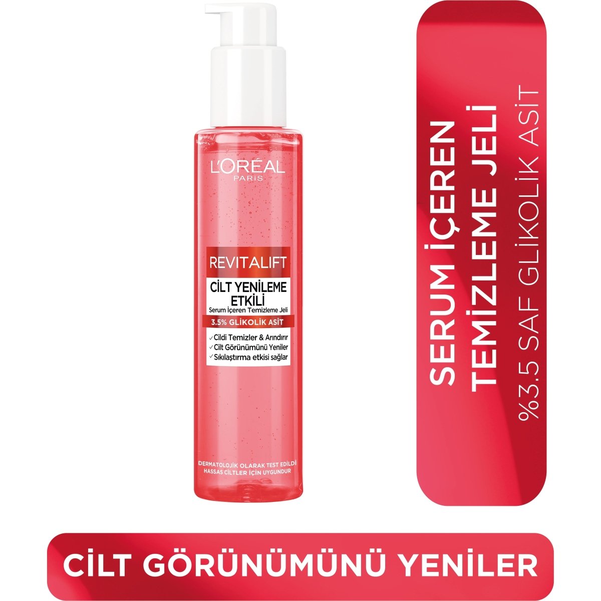Loreal Paris Revitalift Cilt Yenileme Etkili Temizleme Jeli 150ML - Glikolik Asit