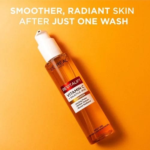 Loreal Paris Revitalift Clinical [Vitamin C + Salicylic Acid] Anti-Pore, Brightening Cleansing Gel 150 ml