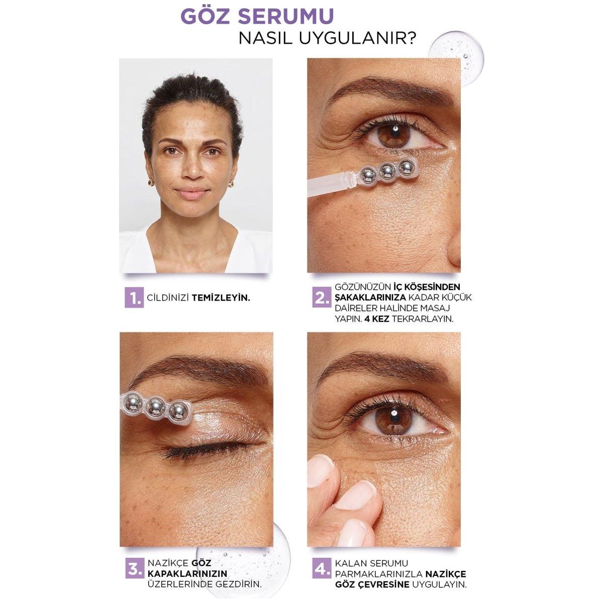 Loreal Paris Revitalift Filler Aydınlatıcı Göz Serumu 20ml