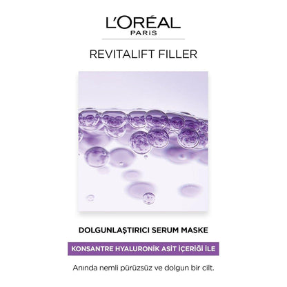 Loreal Paris Revitalift Filler Dolgunlaştırıcı Serum Maske