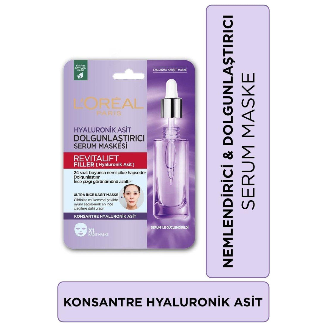 Loreal Paris Revitalift Filler Dolgunlaştırıcı Serum Maske