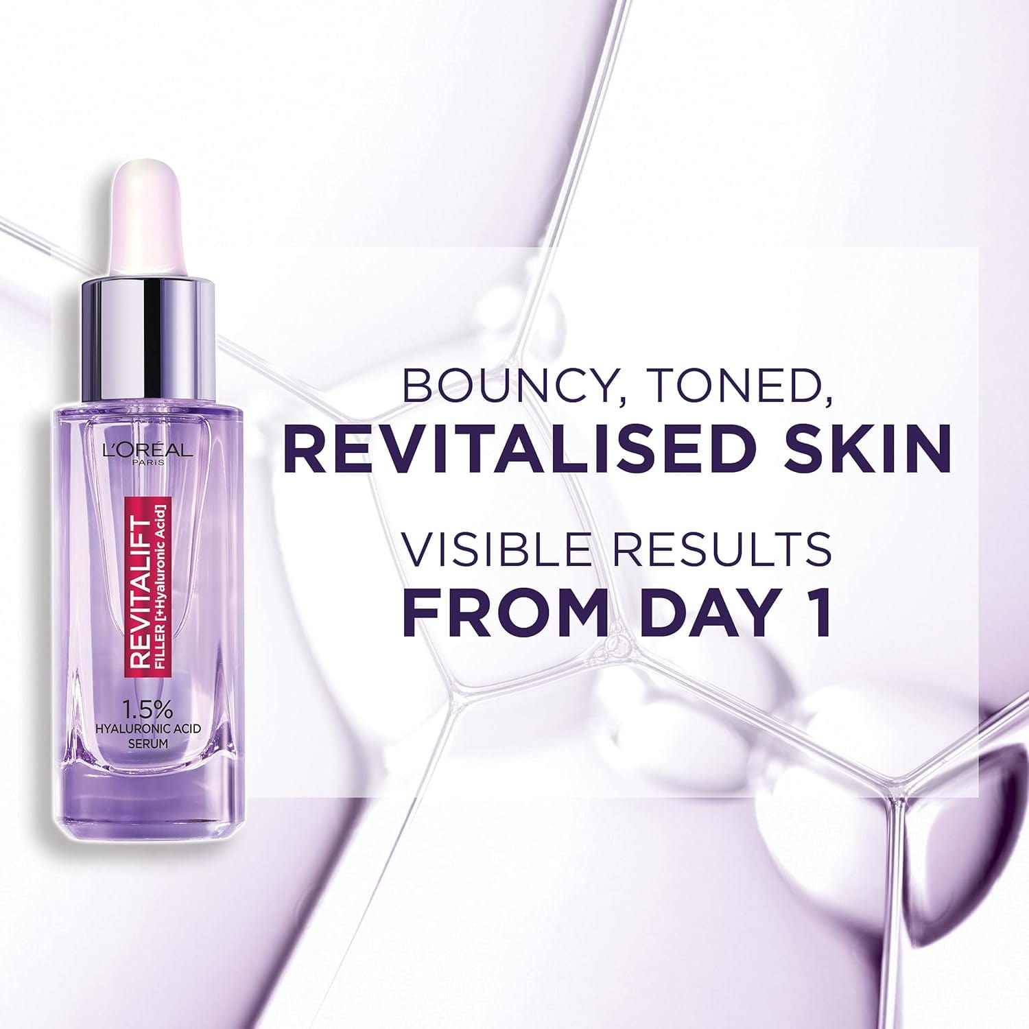 Loreal Paris Revitalift Filler Hyaluronic Acid 1.5% Pure Concentrated Serum 30 Ml