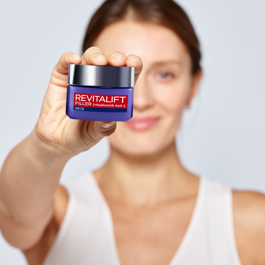 Loreal Paris Revitalift Filler Yoğun Dolgunlaştırıcı Yaşlanma Karşıtı Gece Kremi 50ml - Hyaluronik Asit