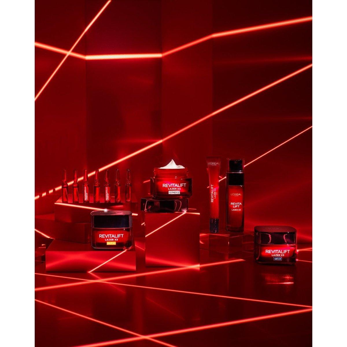 Loreal Paris Revitalift Lazer X3 Yoğun Yaşlanma Karşıtı Gece Bakım Kremi