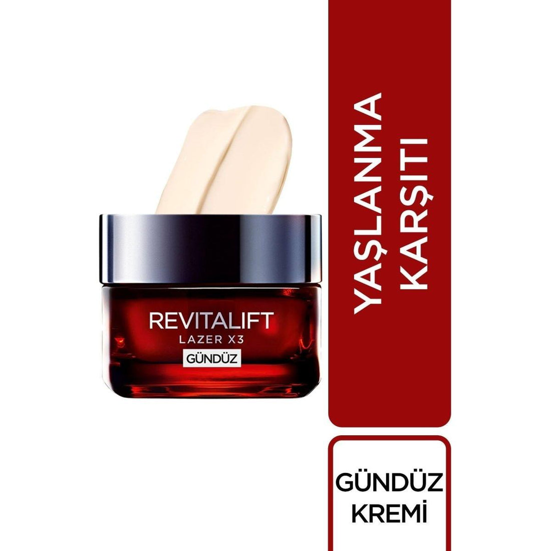 Loreal Paris Revitalift Lazer X3 Yoğun Yaşlanma Karşıtı Gündüz Bakım Kremi 50 ml