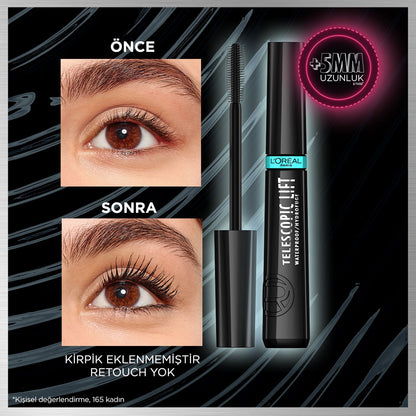Loreal Paris Telescopic Lift Suya Dayanıklı Maskara