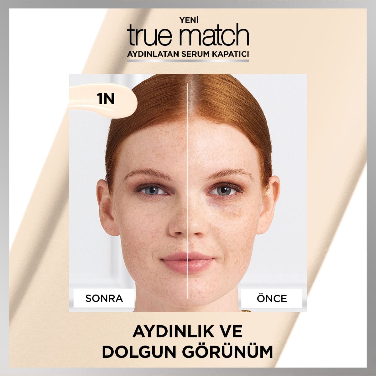 Loreal Paris True Match Aydınlatan Serum Kapatıcı - 1N 11 ml