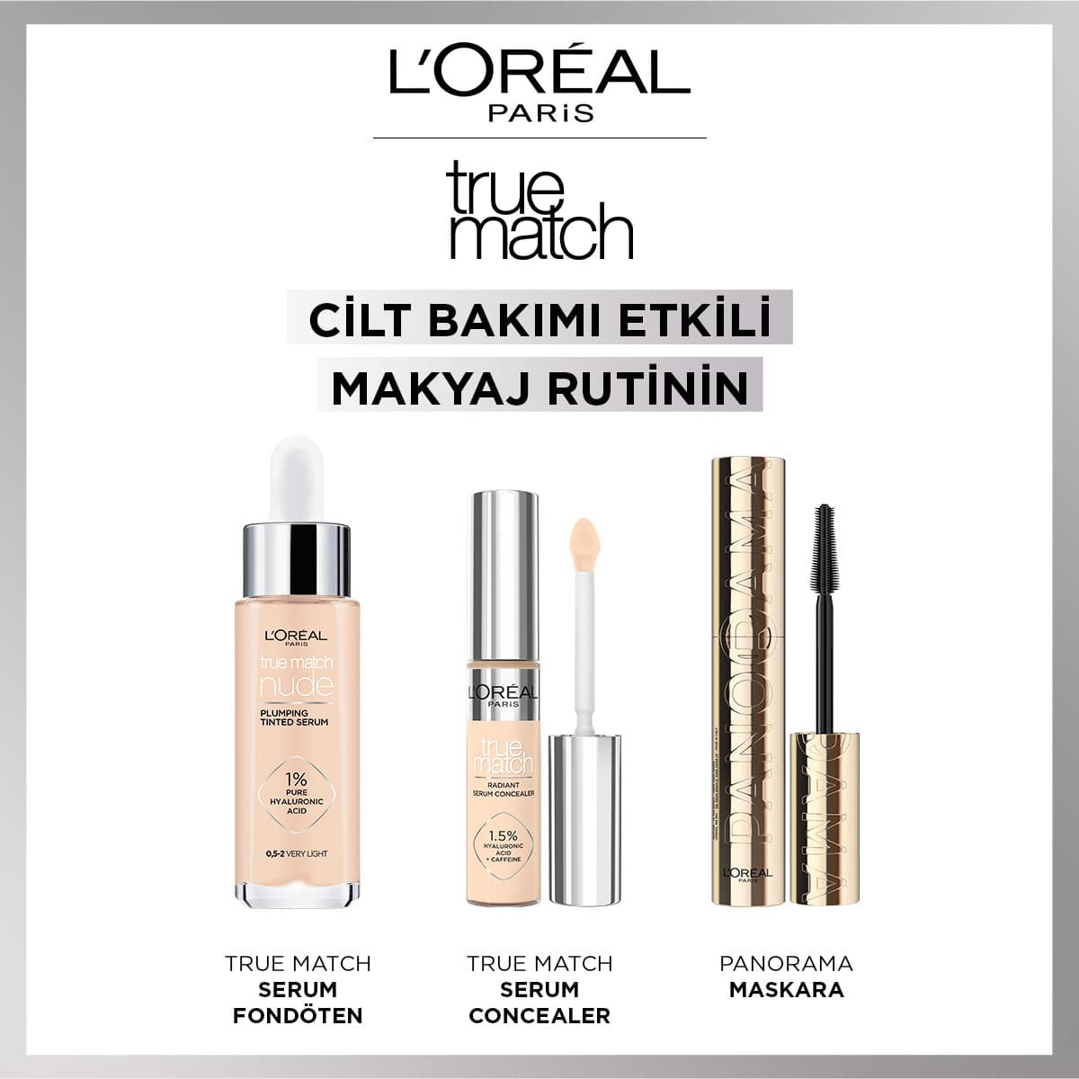 Loreal Paris True Match Aydınlatan Serum Kapatıcı - 1N 11 ml
