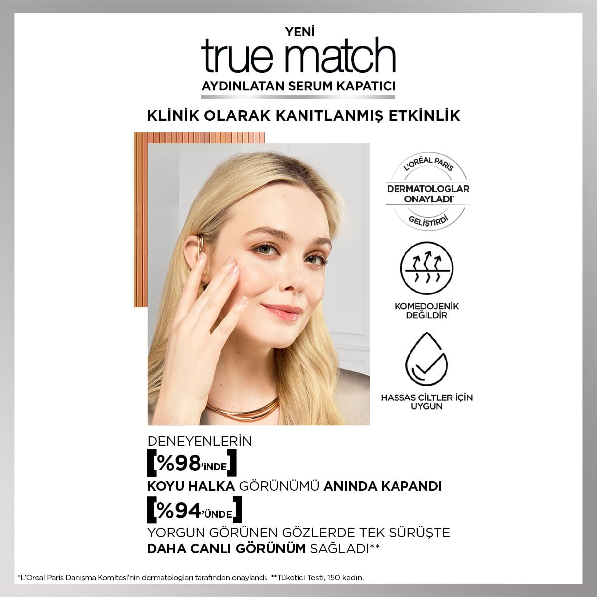 Loreal Paris True Match Aydınlatan Serum Kapatıcı - 1R 11 ml