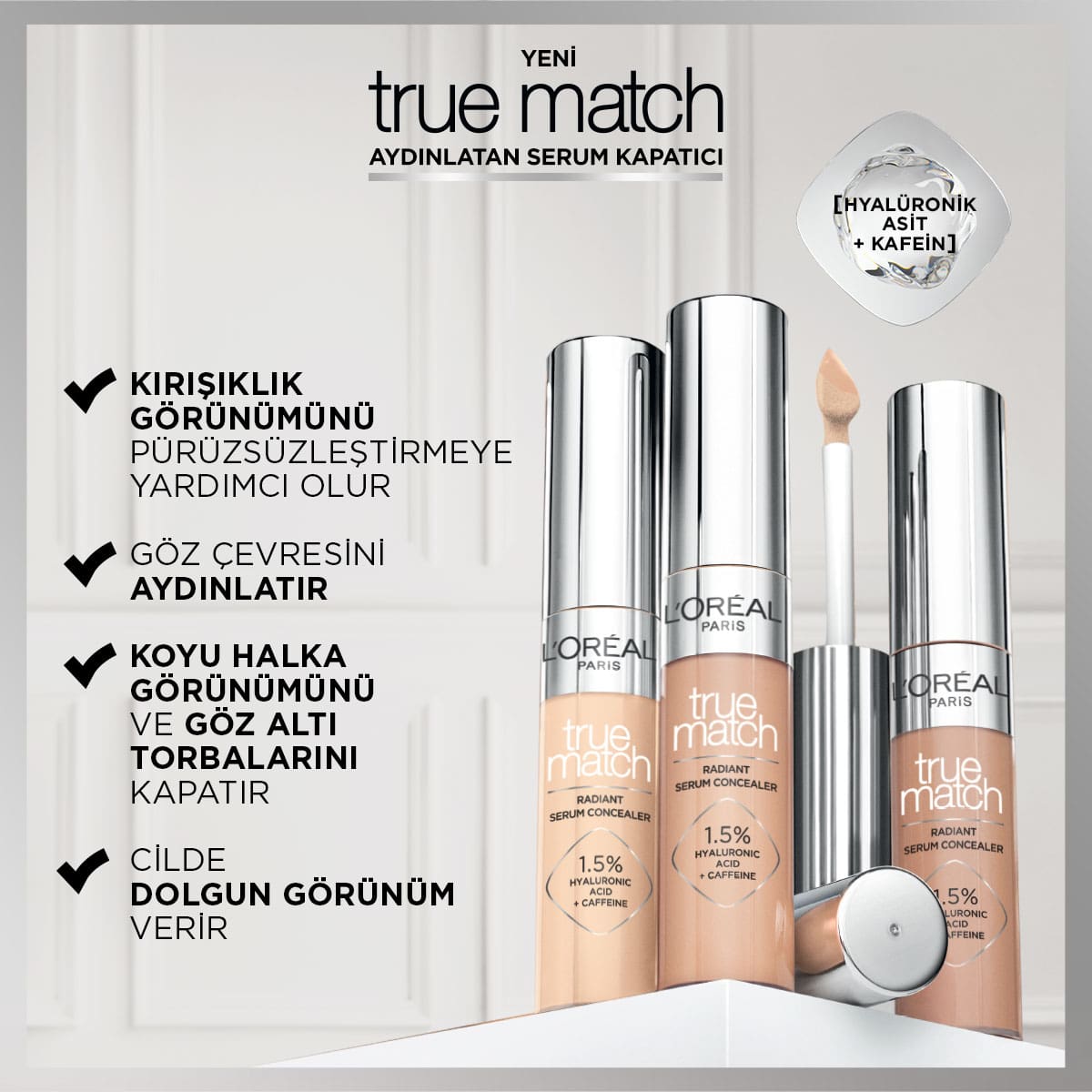 Loreal Paris True Match Aydınlatan Serum Kapatıcı - 2R 11 ml