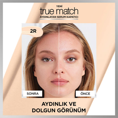 Loreal Paris True Match Aydınlatan Serum Kapatıcı - 2R 11 ml