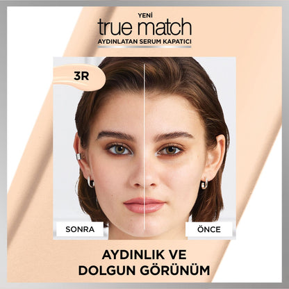 Loreal Paris True Match Aydınlatan Serum Kapatıcı - 3R 11 ml