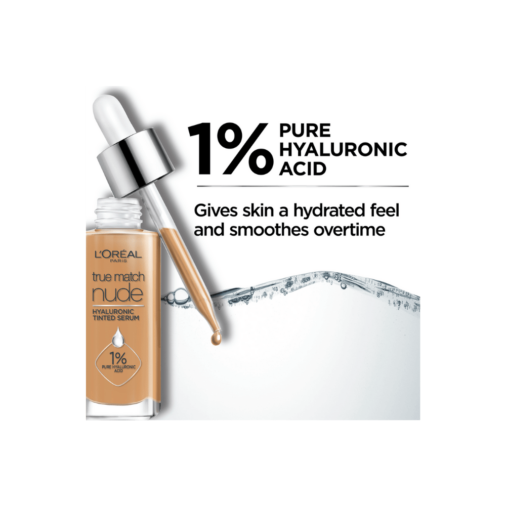 Loreal Paris True Match Nude Plumping Tinted Serum Foundation -0.5-2 Very Light