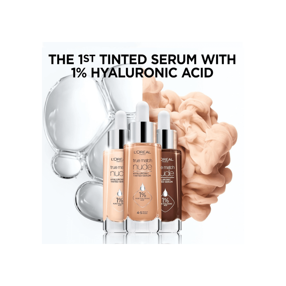 Loreal Paris True Match Nude Plumping Tinted Serum Foundation -1-2 Rosy Light