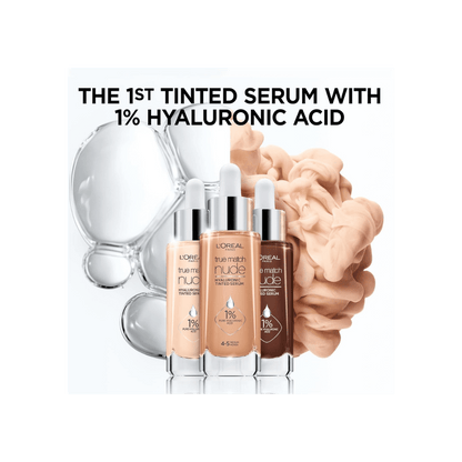 Loreal Paris True Match Nude Plumping Tinted Serum Foundation - 2-3 Light