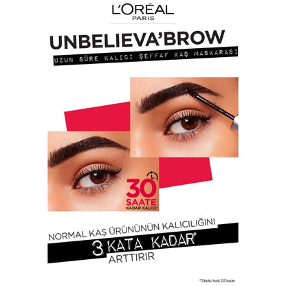Loreal Paris Unbelieva Brow Uzun Süre Kalıcı Şeffaf Kaş Maskarası