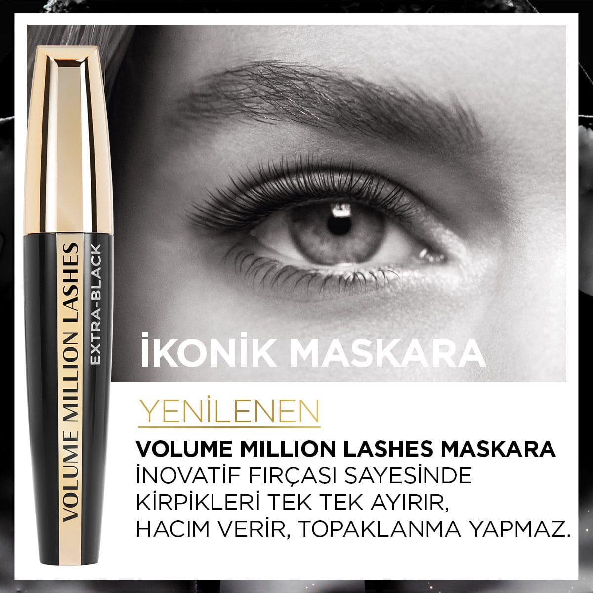 Loreal Paris Volume Million Lashes Extra Black Maskara