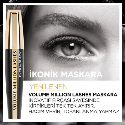 Loreal Paris Volume Million Lashes Extra Black Maskara