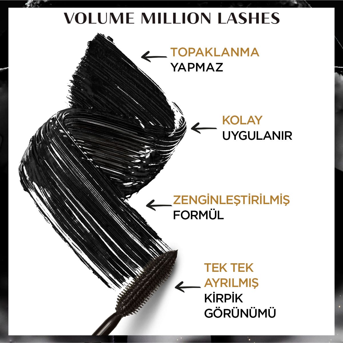 Loreal Paris Volume Million Lashes Extra Black Maskara