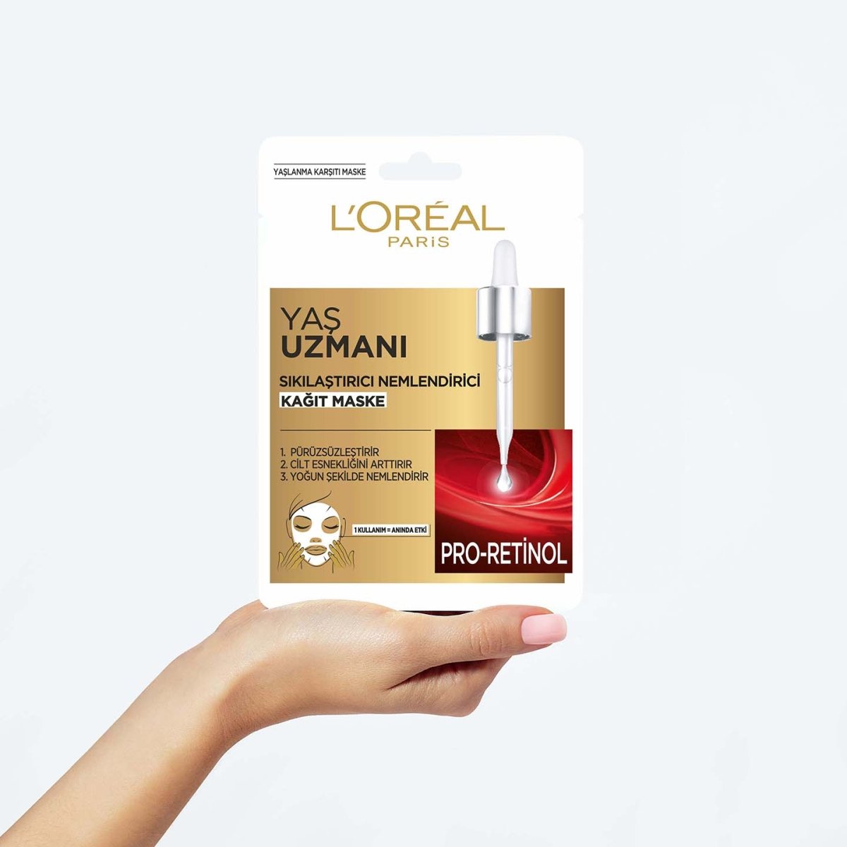 Loreal Paris Yaş Uzmanı Sıkılaştırıcı &amp; Nemlendirici Kağıt Maske