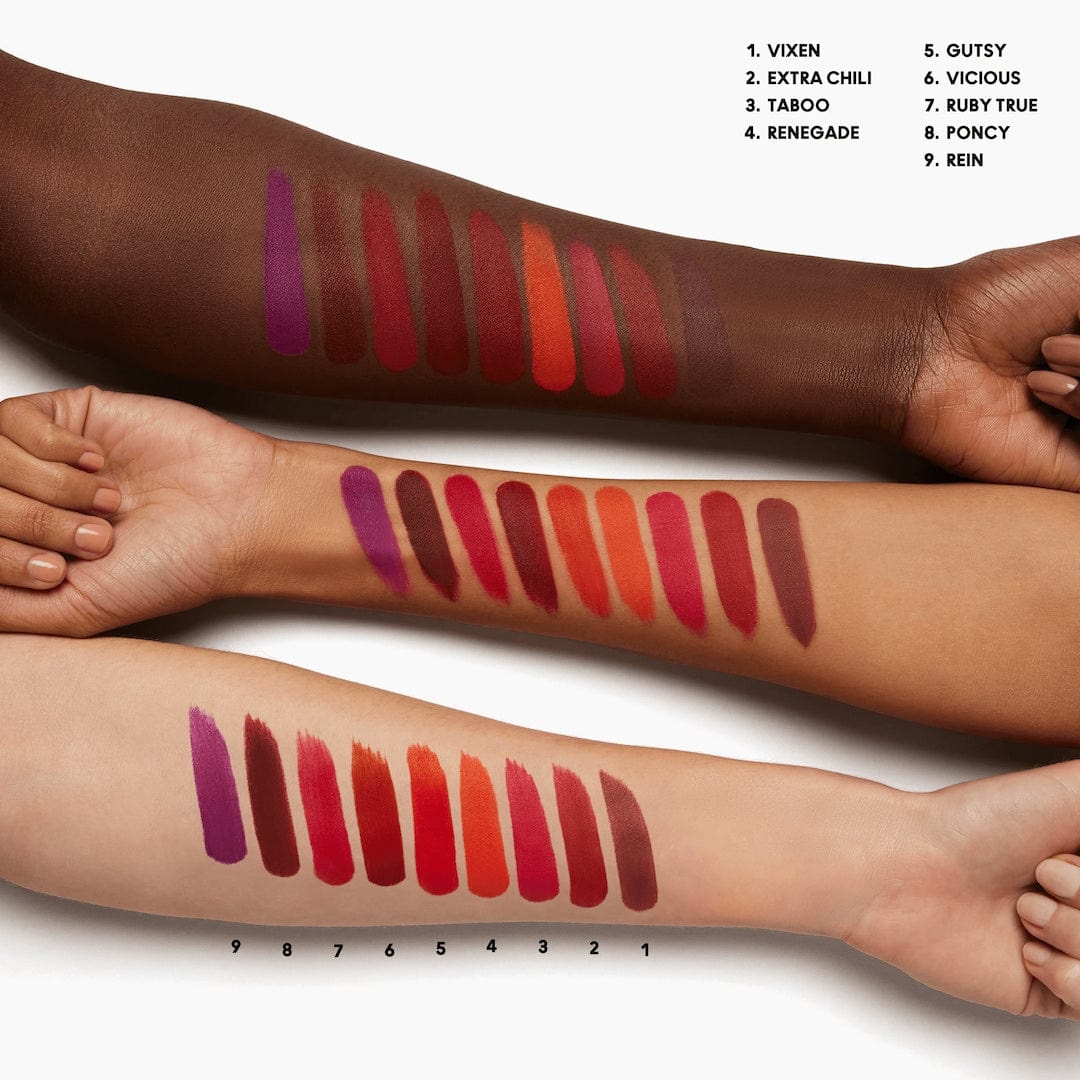 Mac Locked Kiss 24HR Matte Lipstick-Ruby True