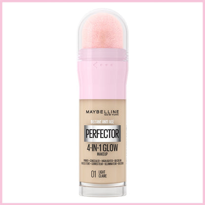 Maybelline Instant Perfector Glow 4 Etki 1 Arada Fondöten- 01 Light