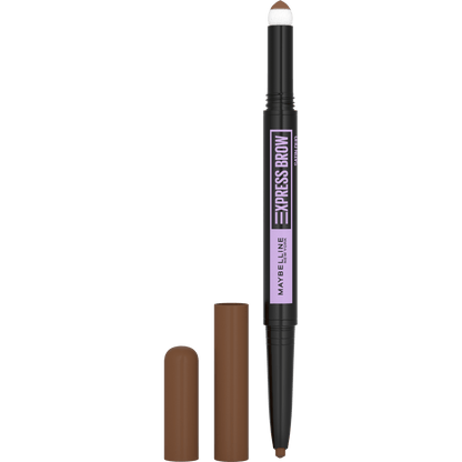 Maybelline New York Express Brow Satin Duo Çift Taraflı Kaş Kalemi -  02 Orta Ton