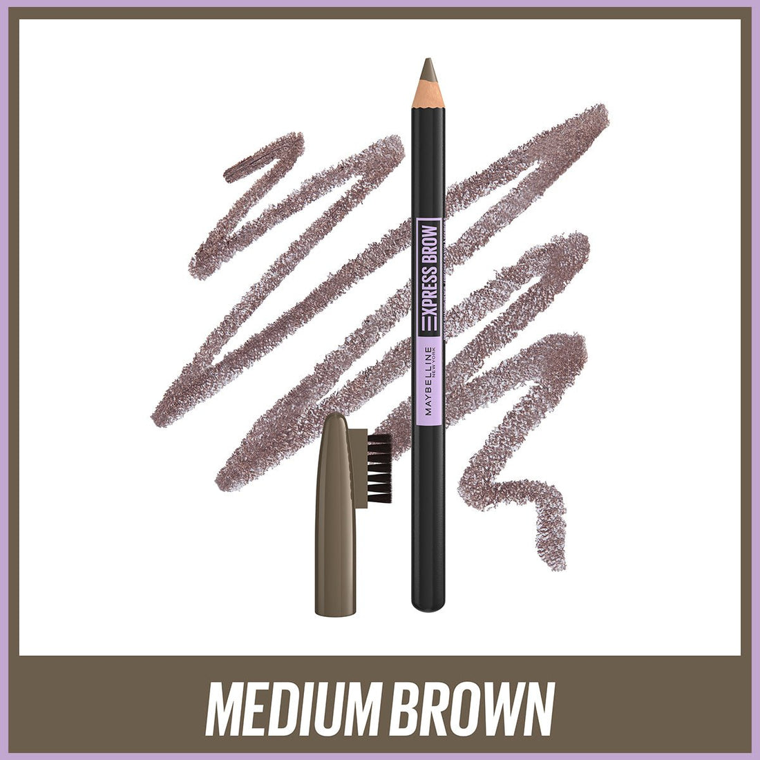 Maybelline New York Express Brow Shaping Pencil - Medium Brown