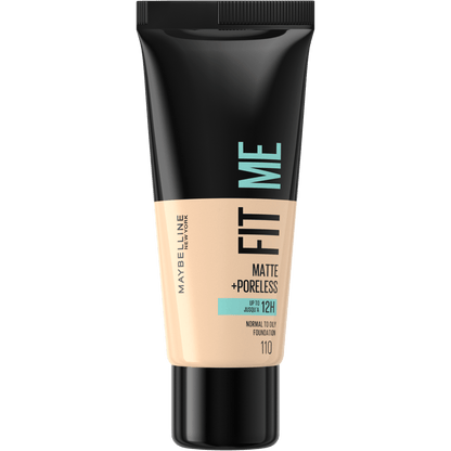 Maybelline New York Fit Me Matte+Poreless Fondöten - 110 Porcelain