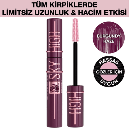 Maybelline New York Lash Sensational Sky High Burgundy Haze Maskara