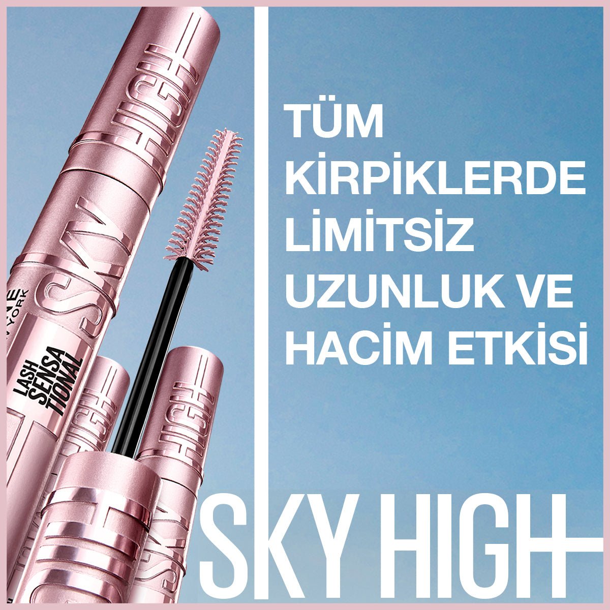 Maybelline New York Lash Sensational Sky High Kahverengi Maskara
