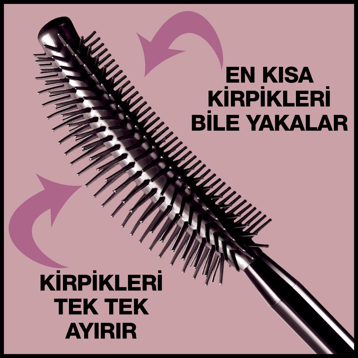 Maybelline New York Lash Sensational Yelpaze Etkili Intense Black Maskara - Ekstra Siyah