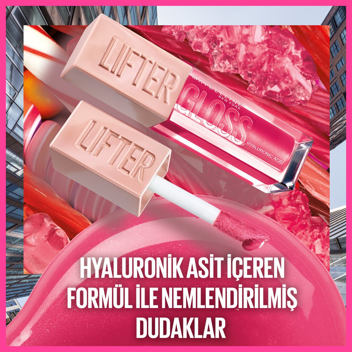 Maybelline New York Lifter Gloss Nemlendirici Dudak Parlatıcısı- 24 Bubblegum