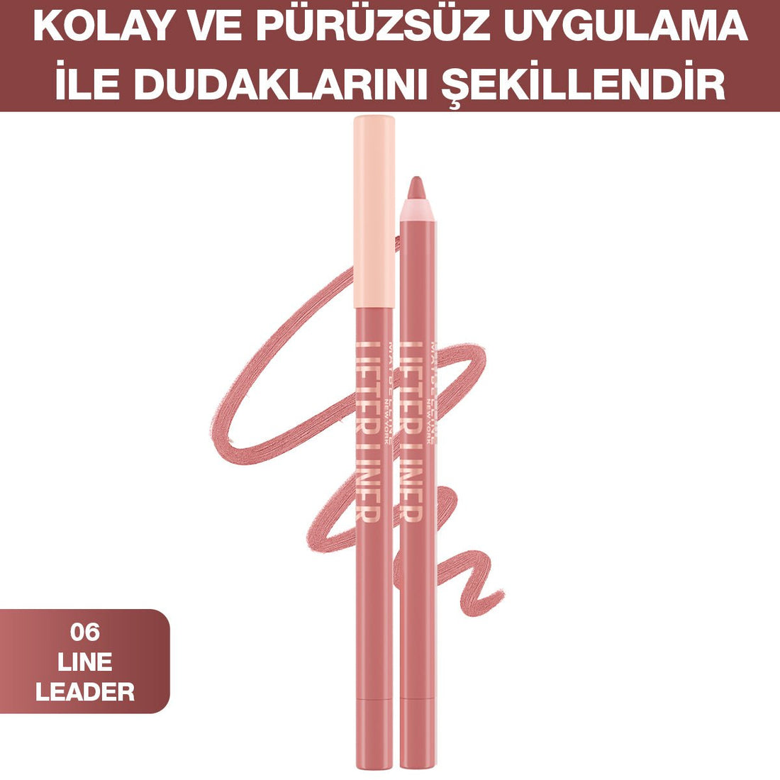 Maybelline New York Lifter Liner Dudak Kalemi- 06 Line Leader
