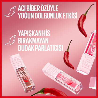 Maybelline New York Lifter Plump Dudak Parlatıcısı- 007 Cocoa Zing