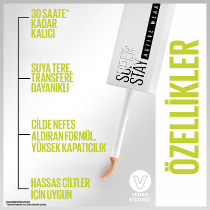 Maybelline New York Super Stay 30H Kapatıcı - 30 HONEY